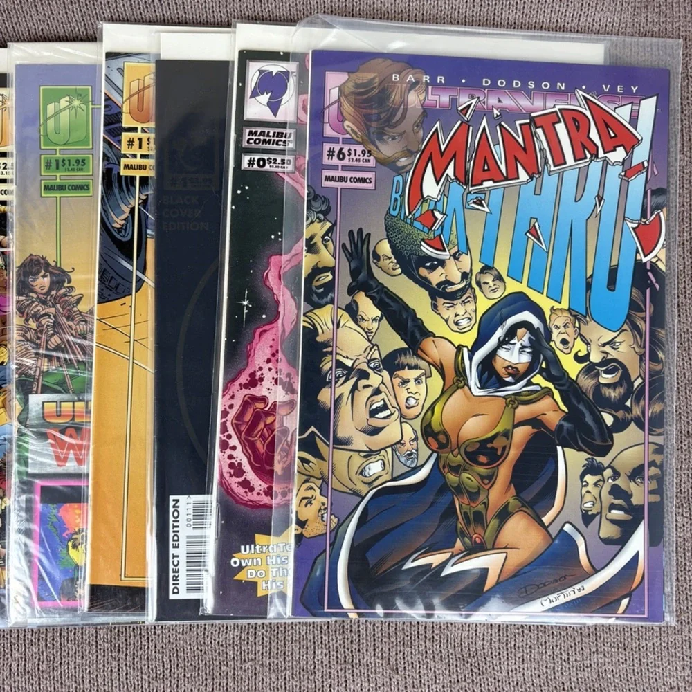 Malibu Comics Ultraverse Comic Books Lot 12 1990s Superhero‎ Collectible Vintage